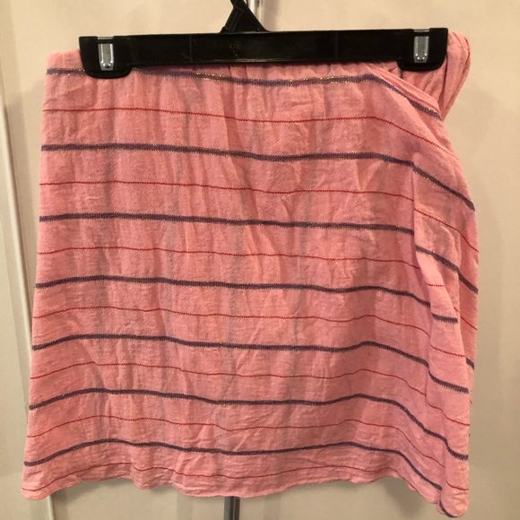 Anthropologie Pink Tie Waist Skirt Size M - Picture 4 of 7